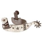 78-1989c-7-0 Kelly Silver Star Cutout Stars Show Spurs Brown 688499414449