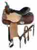 7804 Double T 14 15 16 Barrel Style Saddle Set With Teal Trim