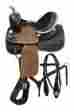 786710 Double T 10 Pony Saddle Set With Engraved Silver Conchos
