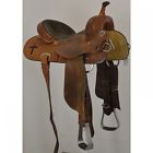 8015 Aledo Saddlery Western Brown-natural Hand