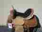 8125 Orlov Hill Leather Co Www.dreamworldeques.com 16 Buckstitch Silver Show Barrel Trail Pleasure Western Horse Saddle