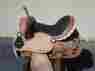 8220 Black Orlov Hill Leather Co Www.dreamworldeques.com 16 Cross Stone Silver Show Barrel Trail Pleasure Western Horse Saddle