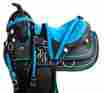 8309 Westridge Saddlery New 14 Blue Western Barrel Racing Racer Pleasure Trail Horse Saddle Tack Set Pad