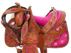 9470 1saddle Used 15 16 Western Barrel Racing Pleasure Trail Show Horse Leather Saddle Tack