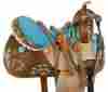 9510 Westridge Saddlery 14 15 16 Blue Western Horse Barrel Racer Leather Pleasure Trail Show Saddle Tack