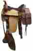 9612716 Blue River 16 Roper Saddle With Tapederos And Bags