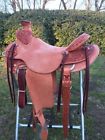 965236 Aledosaddlery Western Natural Leather Roper Ranch Hand Tooled And Carved