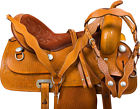 9751 1saddle 16 Western Pleasure Trail Ranch Reining Cowboy Leather Horse Saddle Tack Set