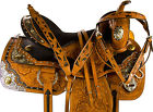 9884 1saddle 16 Leather Silver Western Parade Show Pleasure Trail Horse Saddle Tack