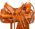 9992 1saddle Gaited 15 16 17 18 Western Pleasure Trail Barrel Horse Leather Saddle Tack Set
