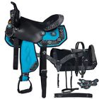 9ks16137p-14-252 Western Starlight Saddle Package Turquoise Black Fun And 688499570770