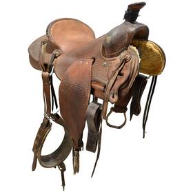 U16aaronkransr Aaron Koehn Used 16 Inch Ranch Saddle Code