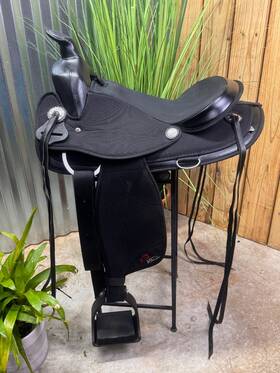 20540fc-5 Abetta 15 Inch Flex Arabian Western Horse Trail Saddle