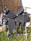 Abetta Black Pathfinder Western Trail Saddle Regular Qhbars