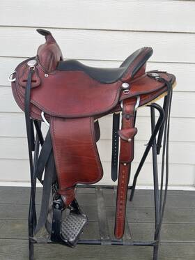 Lt25015r About The Horse Inc. 15 In Brown Leather Pleasure/trail Saddle