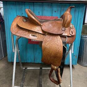 22537.1 Action 15 Inch Company Western Saddle Made In Usa. Easy Rider