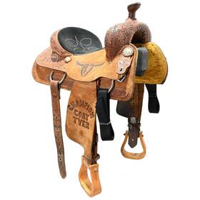 U14ammertrogt Ammerman Saddlery Used 14 Inch All Around Saddle Code