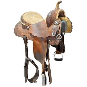 U145ammerbr12ao Ammerman Used 14.5 Inch Barrel Racing Saddle Code