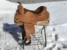 Ao1955 Big Horn Inch Western Saddle Roughout Leather Training