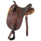 As160-7-104 Australian Outrider Collection Western Rancher Saddle Brown 688499000406