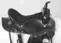 Au16018 Westridge Saddlery Used 16 Black Gaited Leather Endurance Western Pleasure Trail Horse Saddle