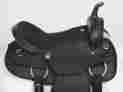 Au16072 Westridge Saddlery Used 16 Black Western Pleasure Trail Synthetic Cordura Light Comfy Horse Saddle