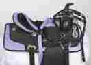 Au16083 Westridge Saddlery Used 16 Purple Black Synthetic Western Pleasure Trail Barrel Horse Saddle Tack