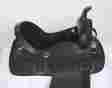 Au16098 Westridge Saddlery Used 15 Black Synthetic Leather Light Comfy Western Pleasure Trail Horse Saddle