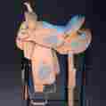Bhos121-15 Bh121-a Western Hilason Leather Barrel Racing Trail Pleasure Riding Saddle 15