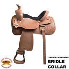 Bhos074bhpa-16 Hilason Horse Saddle Western Leather Roping Roper Ranch 695922093973