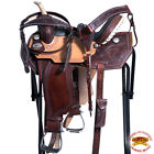 Bhos130abhpa-15 Hilason Western Leather Barrel Racing Trail Pleasure Horse 635562404241