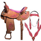 Bhos135bhpa467-16 Hilason Western Leather Barrel Racing Trail Pleasure Riding 635562421361