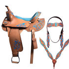 Bhos136bhpa224-16 Hilason Western Leather Barrel Racing Trail Pleasure Riding 635562421347
