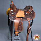 Bhos152-15 Hilason Western Leather Barrel Racing Trail Pleasure Riding 635562421316