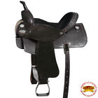 Bhos199db-sebk-15 Hilason Western Leather Barrel Racing Trail Pleasure Riding 695922161283