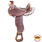 Bhos205-16 Hilason Western Leather Barrel Racing Trail Pleasure Horse 635562418996