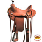 Bhrs106ol-16 Hilason Big King Series Western Wade Ranch Roping Cowboy Saddle
