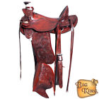 Bhwd093m-17 Hilason Big King Western Wade Ranch Roping Cowboy Trail Saddle