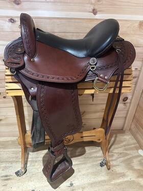 Big Horn 1687.6 16 Inch Sil-cush Gaited Flex Endurance Trail Saddle Model