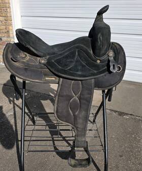 7240 Big Horn #7240 Saddle 16.5 Inch Cracked Tree