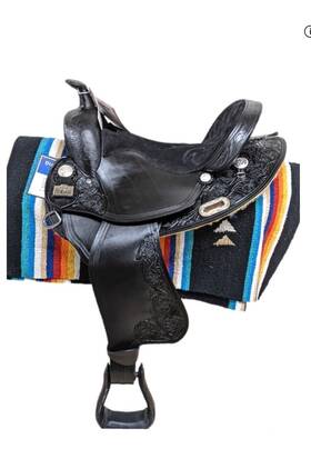 A01681-15 Big Horn 15 Inch Haflinger Western Trail Saddle