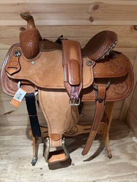 291770 Billy Cook 16 Inch Saddlery Roping Western Saddle Model