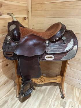 8915 Billy Cook 16 Inch Maker Equitation Western Pleasure Saddle Model