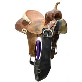 C13bcookbr12b Billy Cook Used 13 Inch Barrel Racing Saddle Code