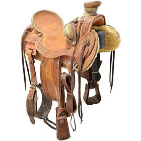 C165bcookwade Billy Cook Used 16.5 Inch Wade Ranch Saddle Code