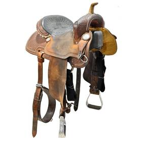 U14bcookbr12dw Billy Cook Used 14 Inch Barrel Racing Saddle Code