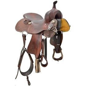 U155bcookch78cb Billy Cook Used 15.5 Inch Working Cowhorse Saddle Code