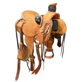 U155bcookwade Billy Cook Used 15.5 Inch Wade Ranch Saddle Code