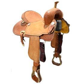 U15bcookbr Billy Cook Used 15 Inch Barrel Racing Saddle Code