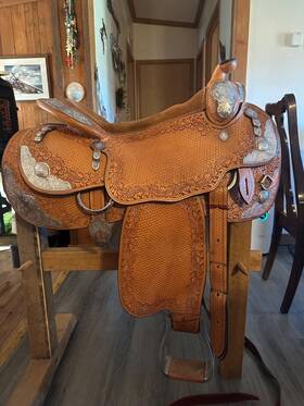 Br01055 Blue Ribbon 16 In Show Saddle Excellent Condition